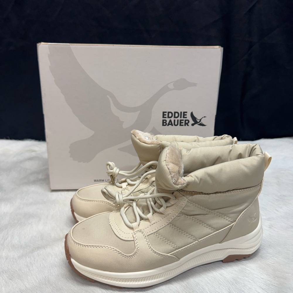Eddie Bauer Women's Cream Winter Boots
